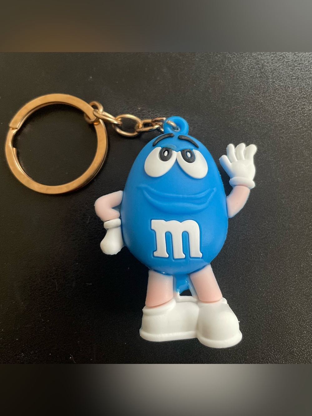* Blue M & M Bag Charm/Keychain NEW